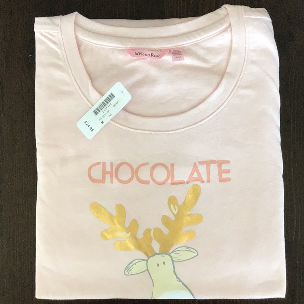 La Vie En Rose Short Sleeve Nightshirt